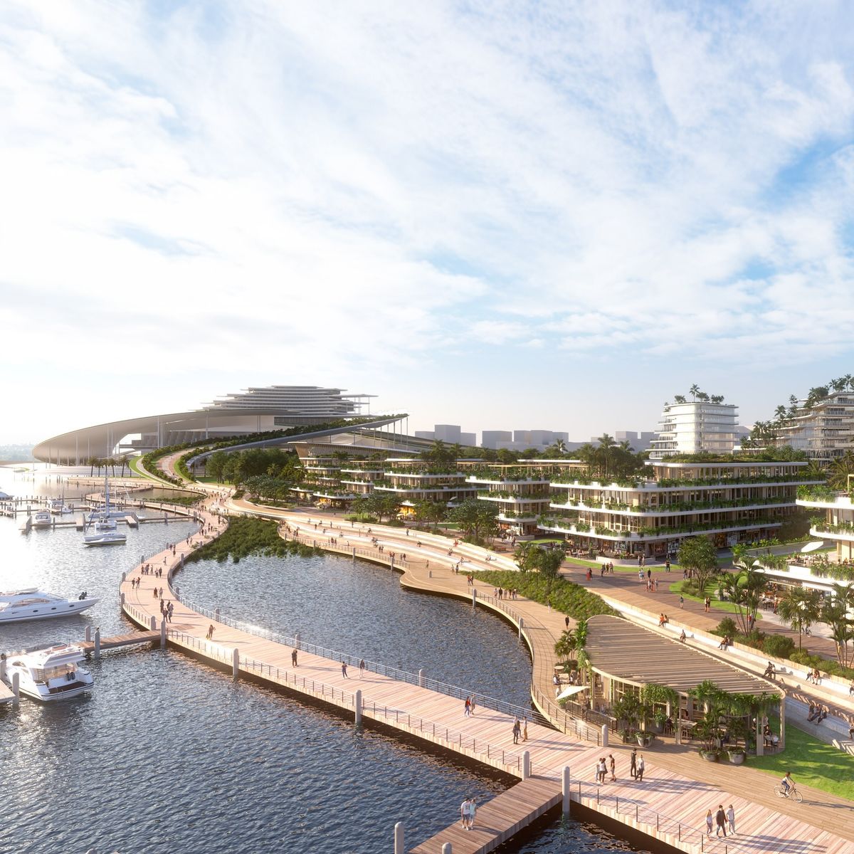 Sustainable Coastal Development Infrastructure Layout